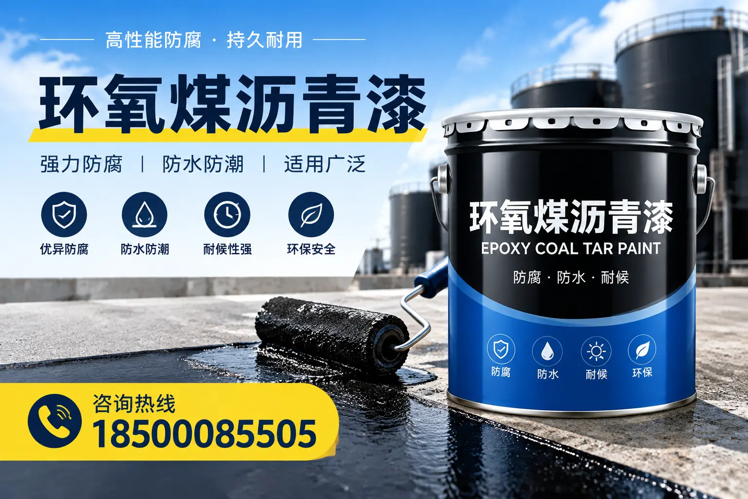选择环氧煤沥青漆的五大理由，伊春客户必知