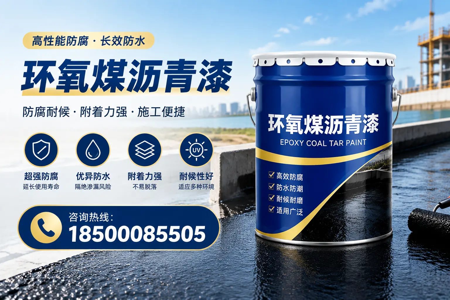 环氧煤沥青漆的优势与应用解析，适合伊春企业选择